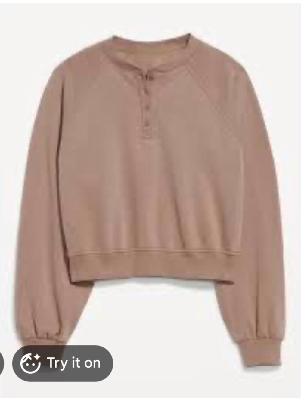 Old Navy cropped sweatshirt
